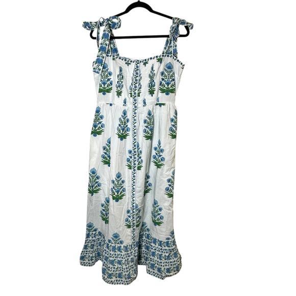 Pink City Prints Elena Dress in Vintage Posey - Picture 4 of 10